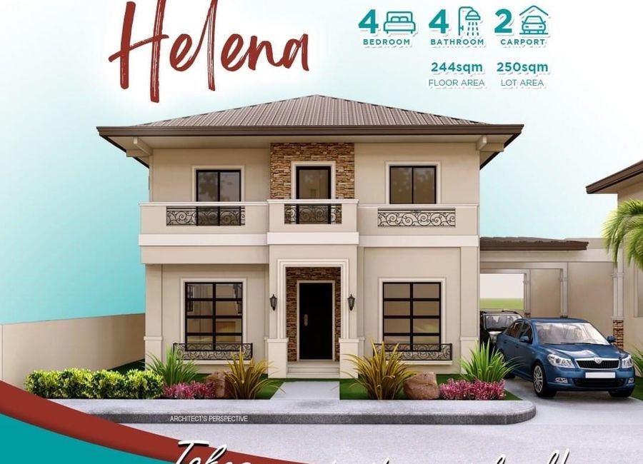 For Sale House And Lot 4-Bedroom With 2 Carport In Andorra Solana Casa Real Pampanga | Helena Model Unit
