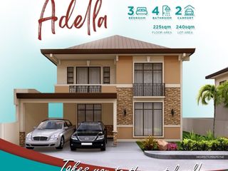 For Sale House And Lot 3-Bedroom With 2 Carport In Andorra Solana Casa Real Pampanga | Adella Model Unit