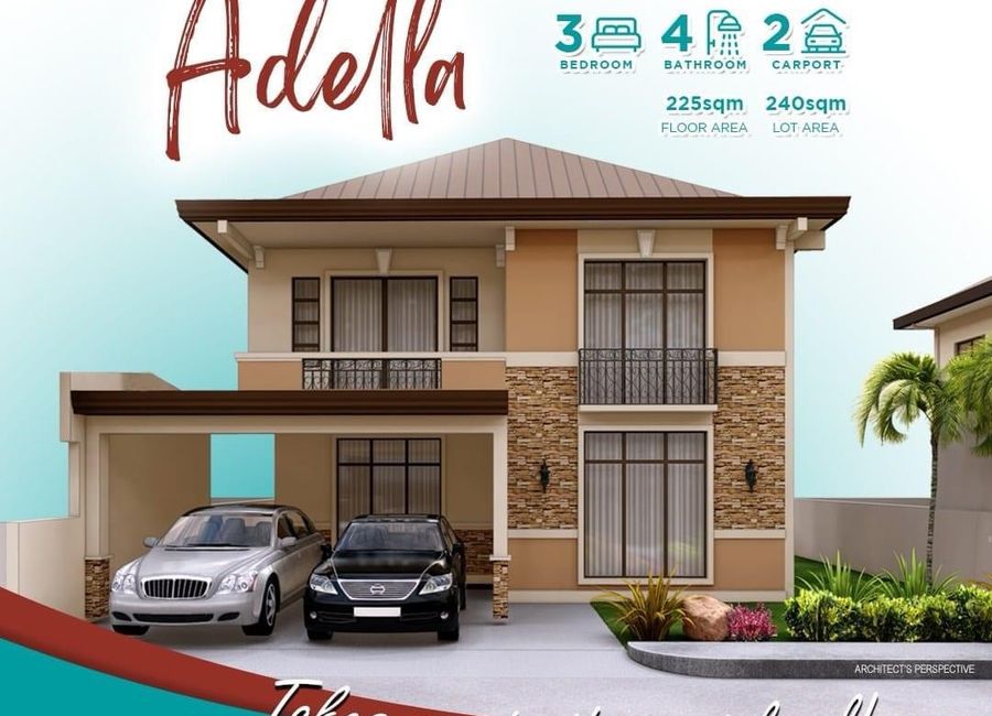 For Sale House And Lot 3-Bedroom With 2 Carport In Andorra Solana Casa Real Pampanga | Adella Model Unit