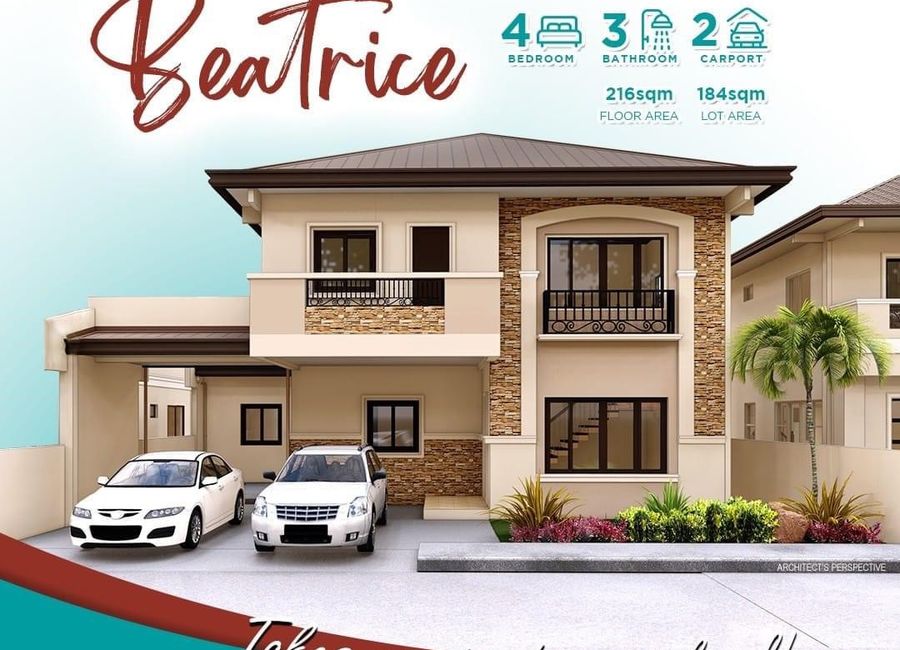 For Sale House And Lot 4-Bedroom With 2 Carport In Andorra Solana Casa Real Pampanga | Beatrice Model Unit