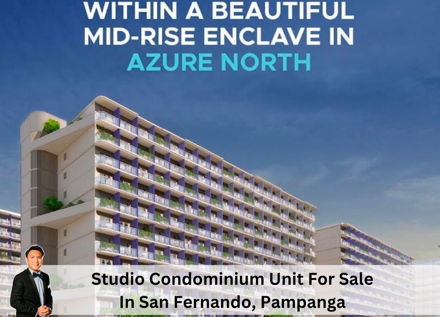 Studio Condominium Unit For Sale In Mykonos San Fernando, Pampanga