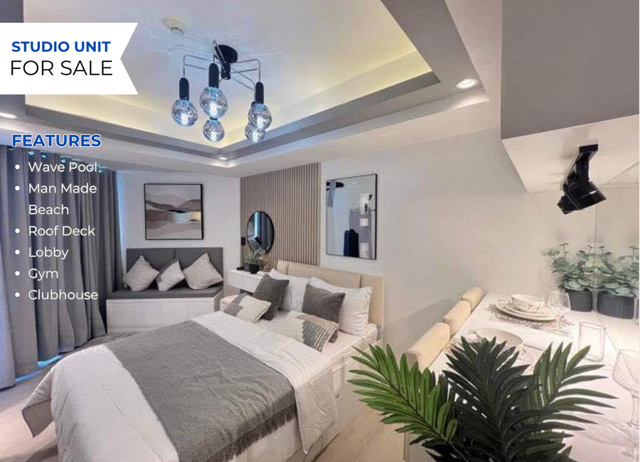 Studio Unit Condominium For Sale In Mykonos Near Clark Pampanga