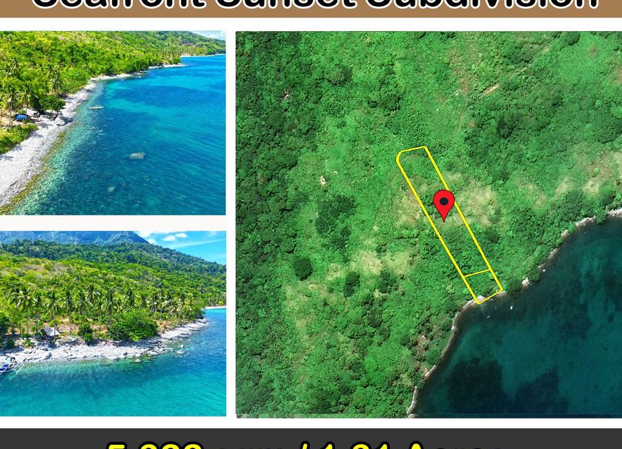 5,322 m2 / 1.31 Acres | White Tropical Seafront Sunset