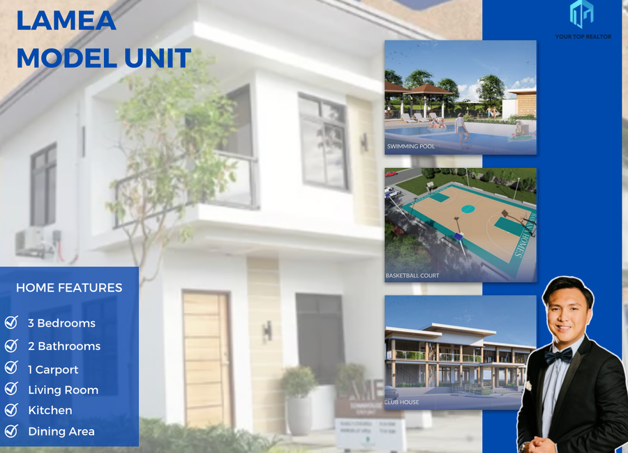 For Sale 3 Bedroom Lamea Model In Hamana Homes, Magalang Pampamga