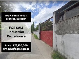 🌟 FOR SALE: Industrial Warehouse in Brgy. Santa Rosa I, Marilao, Bulacan
