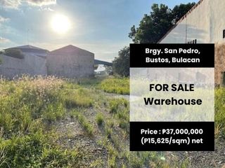 🌟 FOR SALE: Warehouse in Brgy. San Pedro, Bustos, Bulacan
