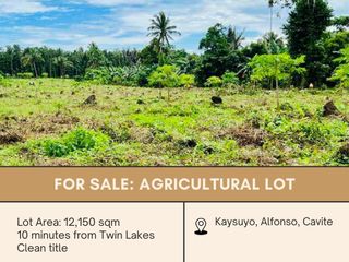 FOR SALE Agricultural Land located in Kaysuyo, Alfonso, Cavite