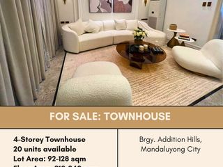 FOR SALE: Townhouse located at Brgy. Addition Hills, San Juan City