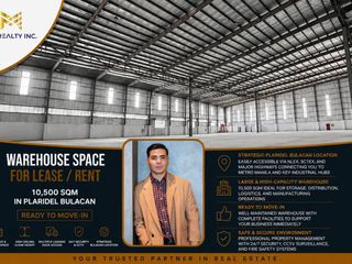 Warehouse Space for Lease Rent 10,500 sqm in Plaridel Bulacan