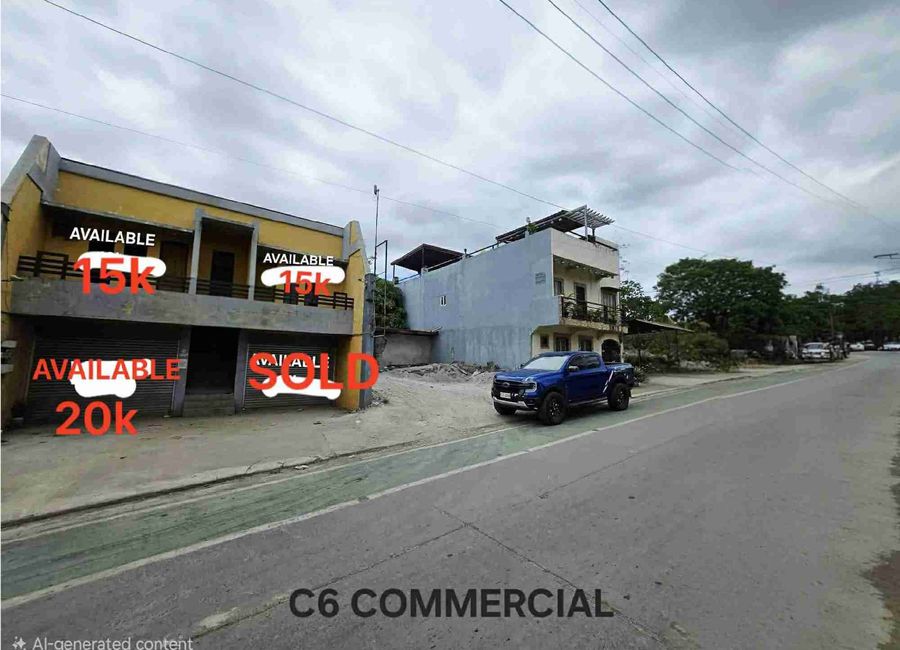 4 Units 2 Storey Commercial Building for Sale / C6 Road, San Mateo Rizal