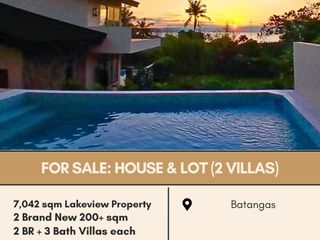 FOR SALE:  2 VILLAS WITH LAKE VIEW in Batangas