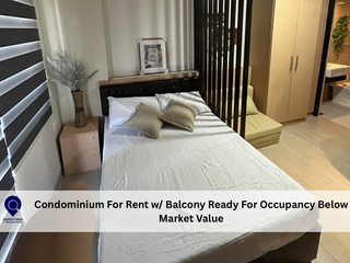 Condominium For Rent w/ Balcony Ready For Occupancy