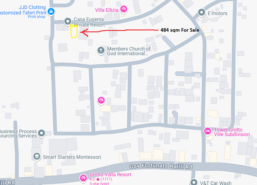 484 sqm Lot in Tower Grotto Ville Subdv., SJDM