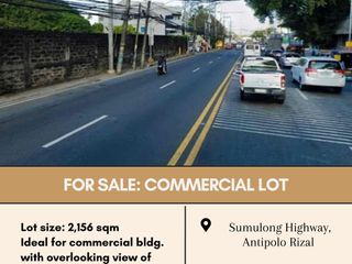 For Sale: Commercial Vacant Lot located at Sumulong Highway, Antipolo Rizal
