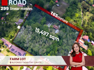 ‼️PRICE DROP!🚨 15,497 sqm Agricultural Farm Lot for Sale in Alfonso, Tagaytay, Cavite City