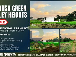 Small Residential Farm Lot for Sale - Near Tagaytay City - Alfonso Cavite