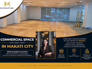 Commercial Space for Lease Rent in Makati City Ready to Move-in
