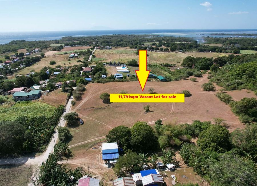 11,791 sqm lot at Brgy Tanagan, Calatagan, Batangas along cemented brgy Road