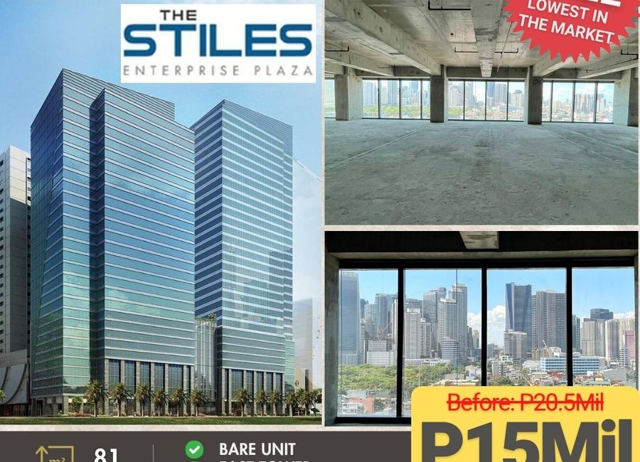 Rush Sale! Circuit Makati Office The Stiles Enterprise Plaza by Alveo Land