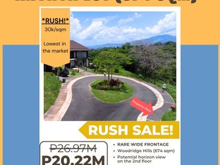 Rush Sale! Anvaya Woodridge Hills Lot - Rare Wide Frontage