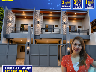 2 Garage Townhouse for sale in Quirino Highway near Mindanao Avenue Quezon City