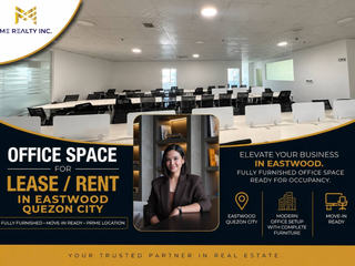 Office space for Lease Fully Furnished in Eastwood Quezon City