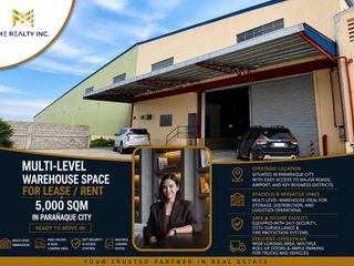 5,000 sqm Multi-level Warehouse Space for Lease Rent in Parañaque City