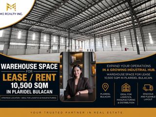 Warehouse Space for Lease Rent 10,500 sqm in Plaridel Bulacan