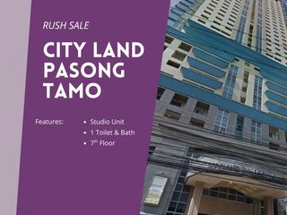 1.98M  Great Deal Studio Condominium Unit in Pasong Tamo Makati For Sale