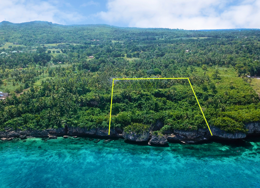 Beach Lot For Sale with Stunning Rock Formation - Camotes island, Cebu