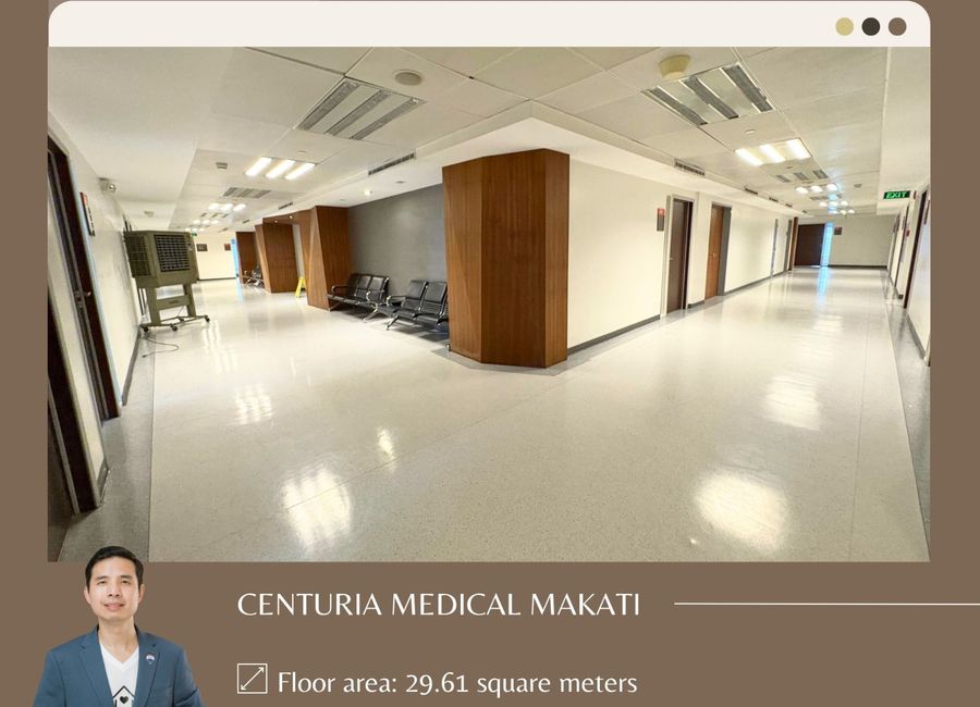 Centuria Medical Makati Commercial Office for Sale!