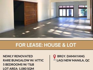 FOR LEASE House & Lot located in New Manila Rolling Hills, Brgy. Damayang Lagi, New Manila, Quezon City