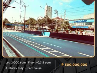 For Sale: Commercial Lot with Building located along the main road of Quezon Ave. Barangay Tatalon