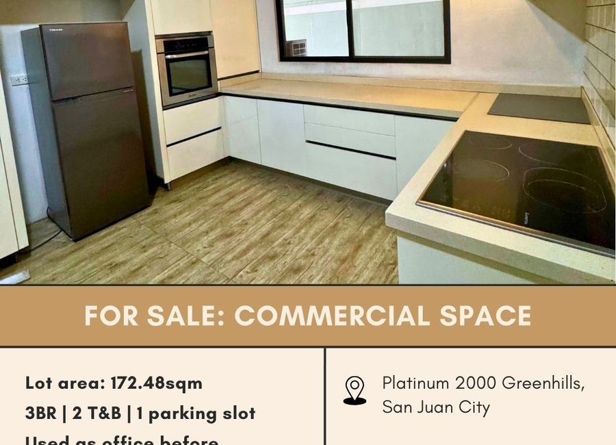 FOR SALE: Commercial Space located at Platinum 2000 Greenhills, San Juan City
