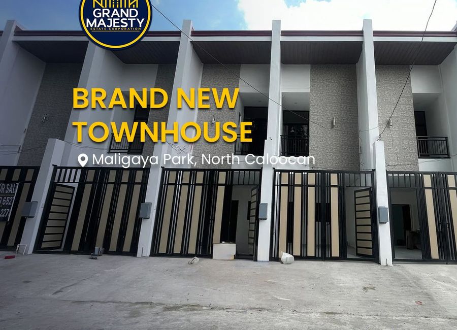 For Sale Brand New Townhouse in Maligaya Park Subdivision, North Caloocan