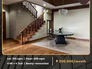 FOR LEASE Modern Single Detached House and Lot located at Brgy. Mariana, New Manila, Quezon City