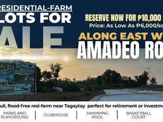 Residential - Leisure Farm Lots for Sale along East West Road Amadeo Cavite