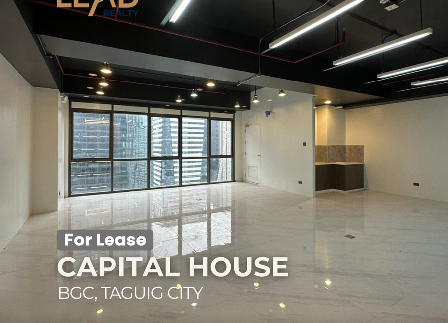 Capital House office for rent 105 sqm Warm shell BGC office for rent