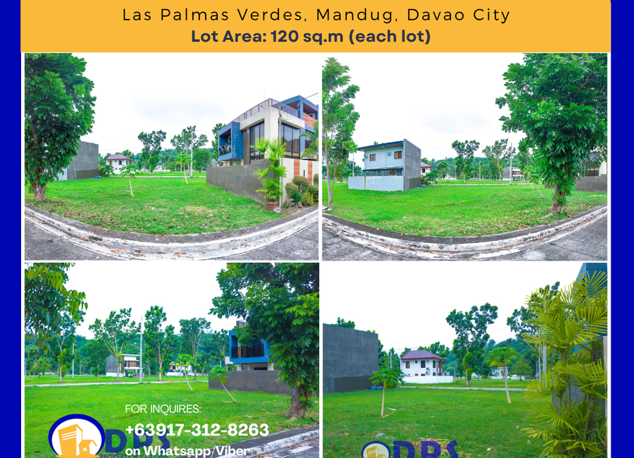 For Sale 2 Clean-Titled Adjacent Residential Lots in Las Palmas Verdes, Mandug, Buhangin, Davao City