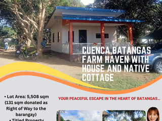 Cuenca, Batangas Farmlot for Sale with fruit-bearing mango trees