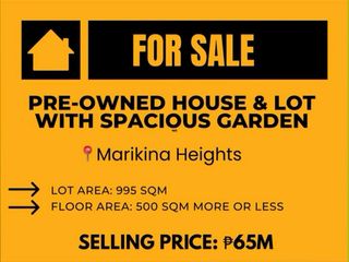 For Sale Commercial Lot or House and Lot in Marikina Heights Marikina City near Ayala Malls C&B Malls Flood Free Area