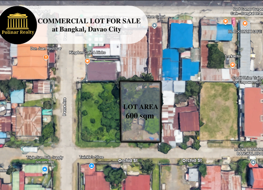 COMMERCIAL LOT FOR SALE AT BANGKAL, DAVAO CITY