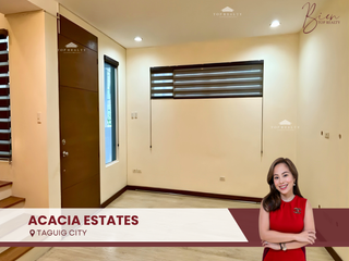 For Rent: Semi Furnished 4 Bedroom 4BR House and Lot with Balcony at Acacia Estates in Ususan, Taguig City