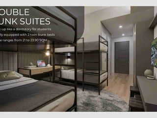 Cosmo Suites Double Bunk Suites N1628 21.10sqm Fully Furnished Rental Ready in Pasay Manila Bay City