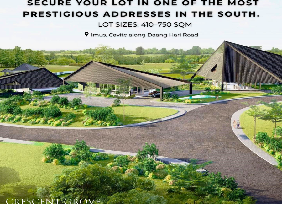 Crescent Grove Vermosa Daang Hari Cavite Lot Sales by Ayala Land Premier