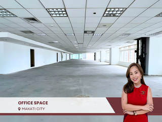 For Rent: 1,638.27 sqm Warm Shell Office Space in Ayala Avenue, Makati City