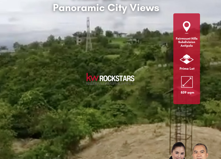 FOR SALE: Prime 859 SQM Lot with Panoramic City Views at Fairmount Hills, Antipolo