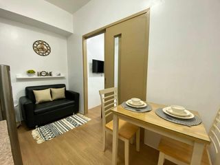 Fully Furnished 1 Bedroom condo with balcony and free access to swimming pool, gym, minipark & playground