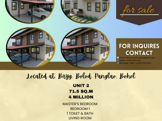 Apartment for Sale with Garden Area of 45sqm – Minutes from Panglao International Airport I BOHOLANA REALTY