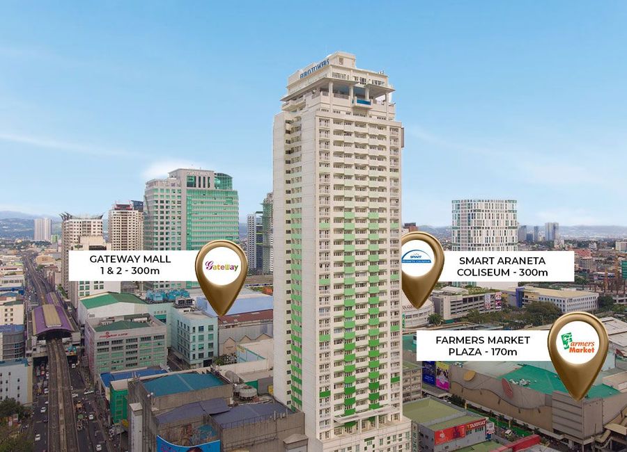 Ready For Occupancy Vivaldi Residences Condominium Cubao Quezon City walking distance to MRT cubao station for sale